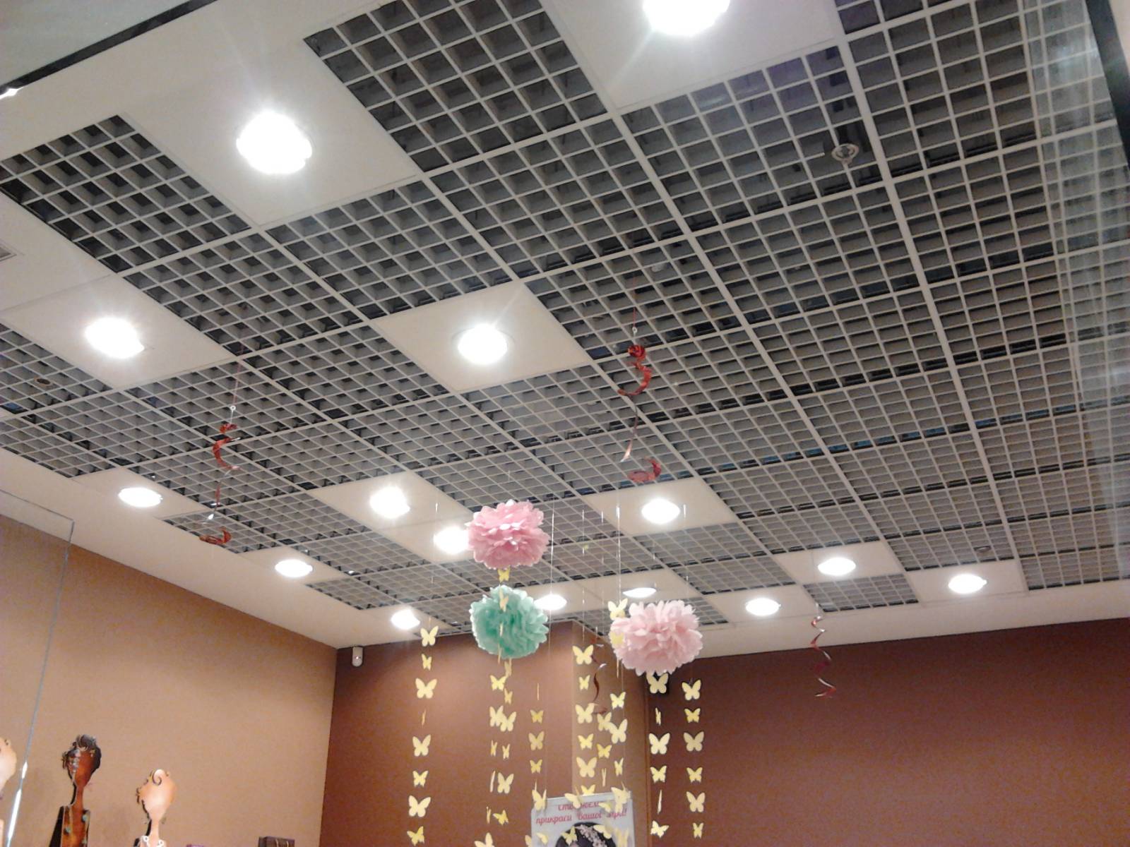 Модуль 600х600 касетної стелі під партнерську LED-панель